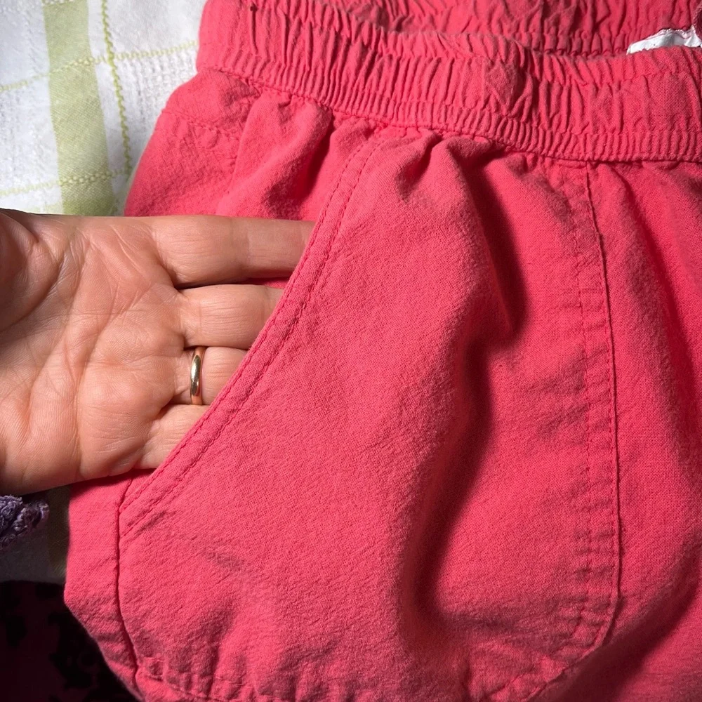 Cathy Daniels Capri cotton pants pink size L - Picture 4 of 5